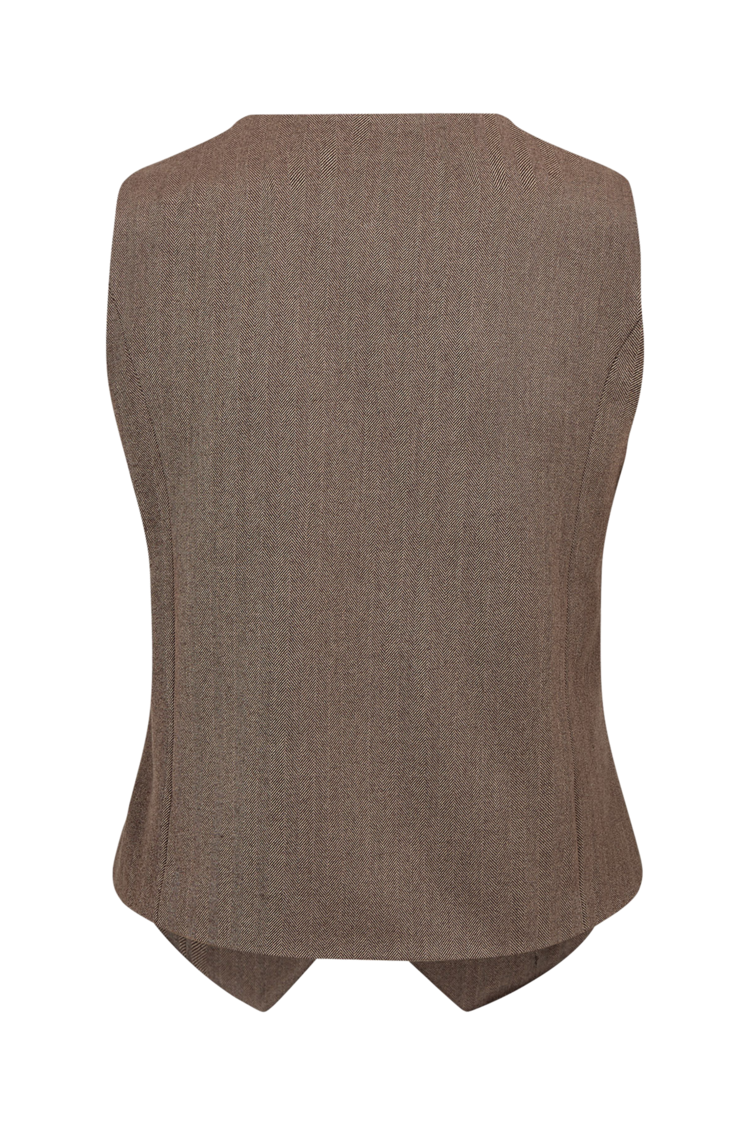 Nümph NULIPPA WAISTCOAT Chocolate Plum