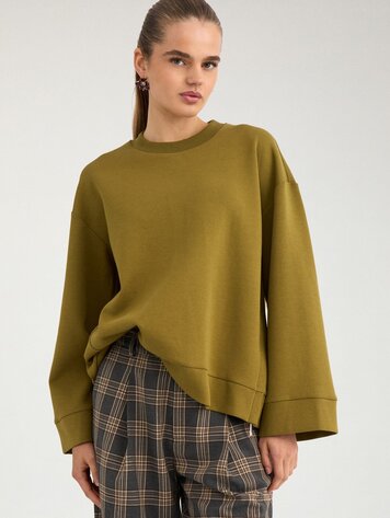 Nümph NUSHANI OVERSIZE SWEAT Fir Green
