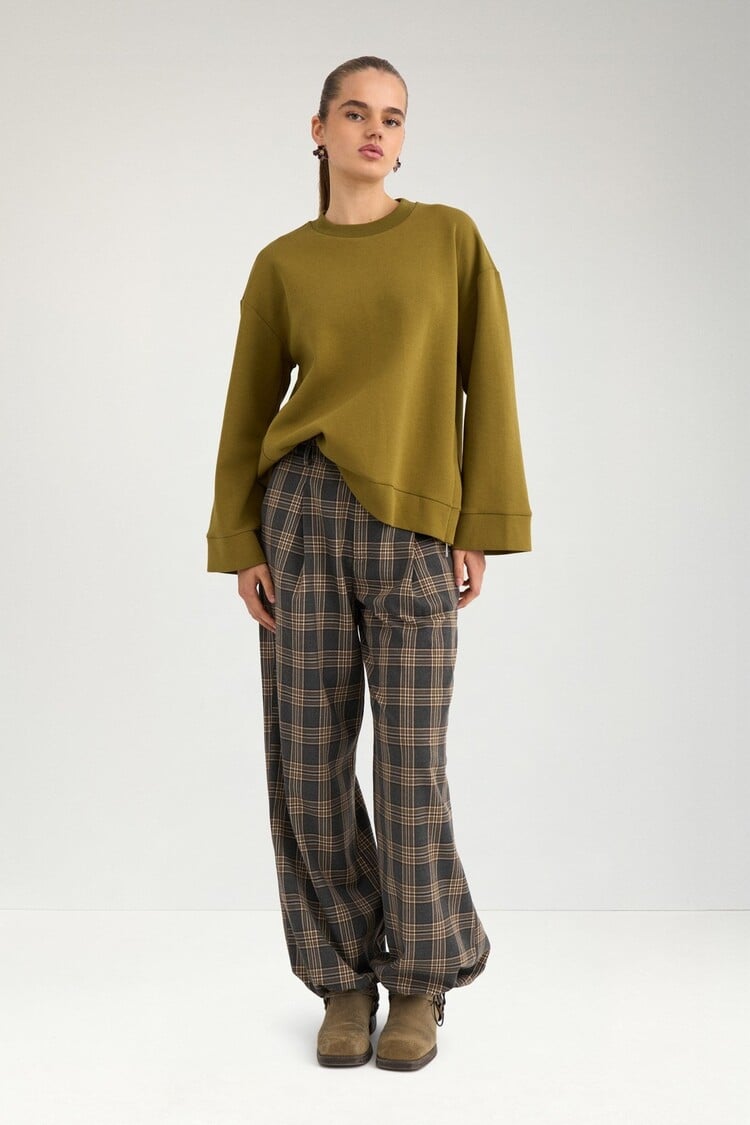 Nümph NUSHANI OVERSIZE SWEAT Fir Green