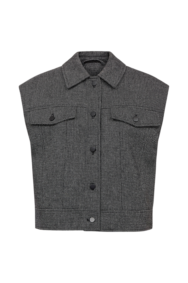 Nümph NUROKI VEST Dark Grey Melange