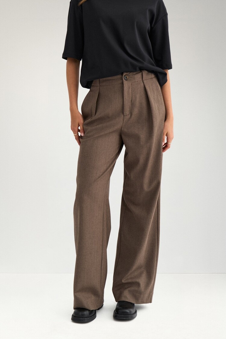Nümph NULIPPA STRAIGHT PANTS Chocolate Plum