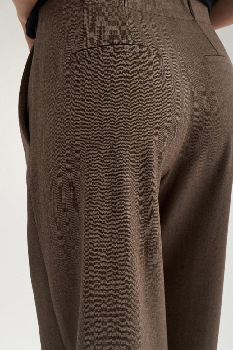 Nümph NULIPPA STRAIGHT PANTS Chocolate Plum