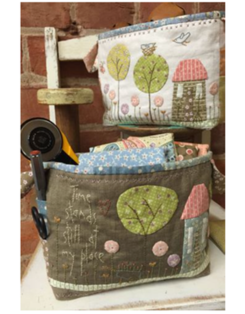 Hatched And Patched My Time, My Place Caddy - Pattern and Pre-printed fabric