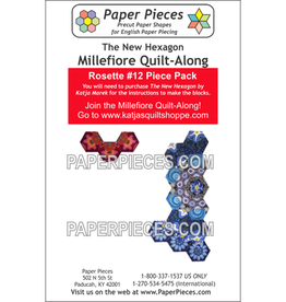 Paper Pieces Rosette 12 - Millefiori Quilt-Along by Katja Marek
