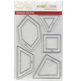 1" Honeycomb, 1" Half Hexagon, 1" Triangel, 1" Square, 1" Kite -  CRP0028