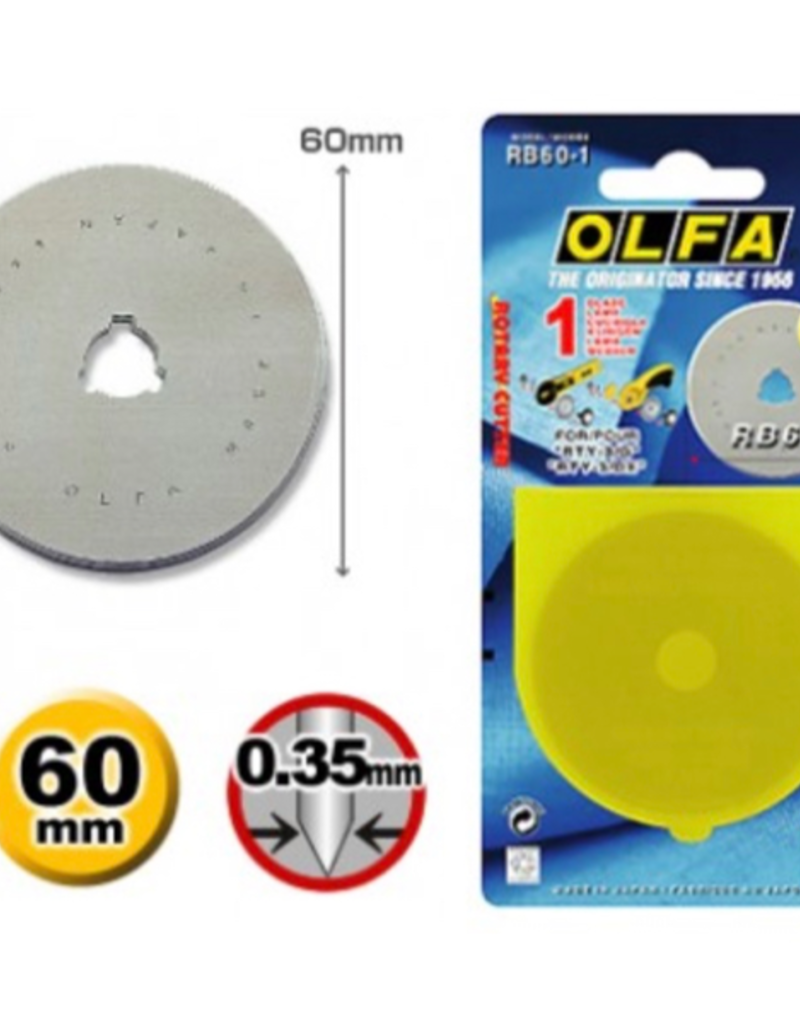 olfa OLFA 60mm Rotary Blade - RB60-1