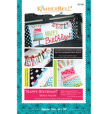 KimberBell Happy Birthday! Bench Pillow Patroon