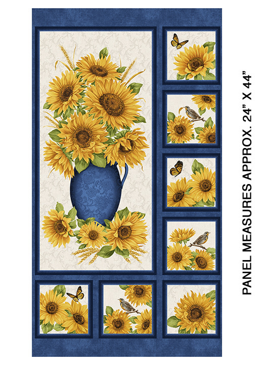 Benartex Accent on Sunflower Panel - 1021155