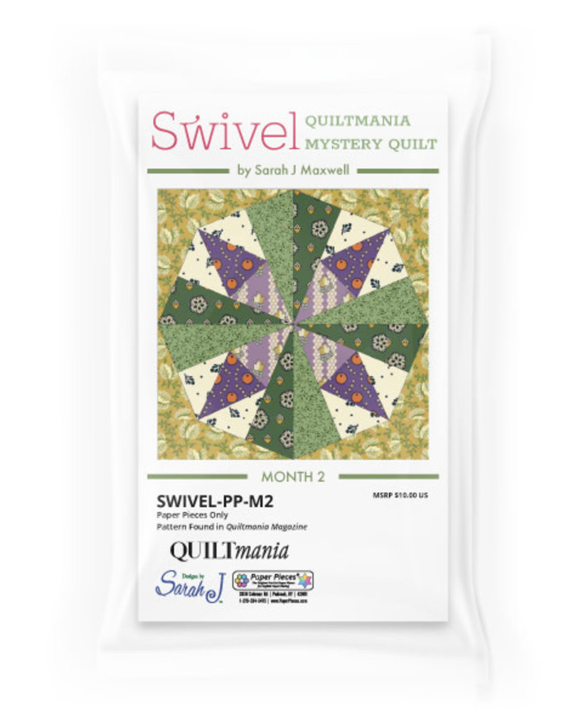 Swivel Mystery Quilt Paper Pieces - Month 2