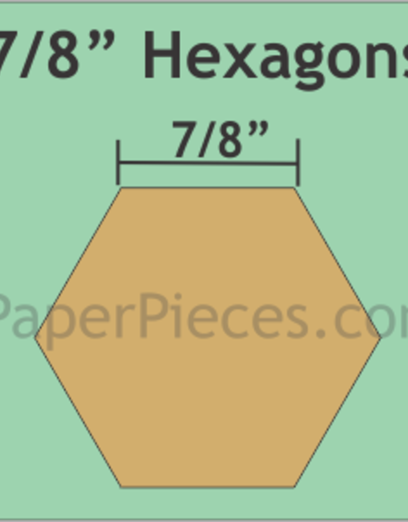 Paper Pieces 7/8" Hexagon