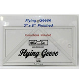Bloc_Loc Flying Geese Square Up Ruler -  3 x 6 inch