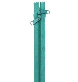 By Annie Handbag zipper 30 inch - double slide - Emerald Green