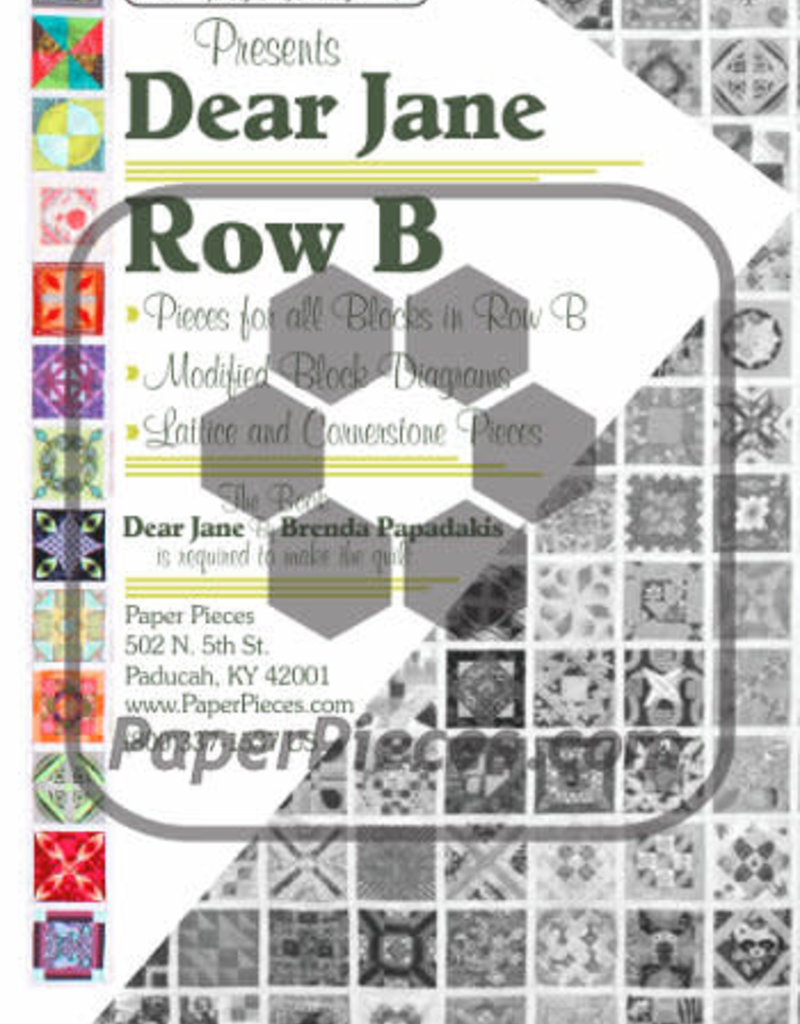 Paper Pieces Dear Jane, Row B Pack