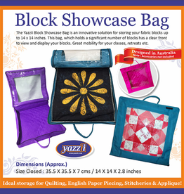 Yazzii Quilt Block Showcase Bag -Purple
