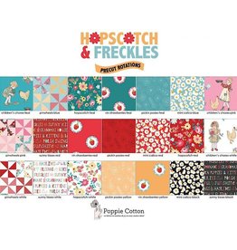Poppie Cotton Poppie Cotton - Hopscotch & Freckles - Fat quarter bundle (pack of 24)