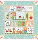 KimberBell Spring Showers Quilt Kit - Original  Fabric Only, by Kimberbell Design