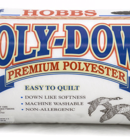 HOBBS POLY-DOWN Polyester Batting 45"x 60" Crib