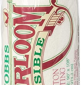 HOBBS new in stock ! FUSIBLE Heirloom Premium  Batting 90"x108" ( Cotton 80/polyester20 )