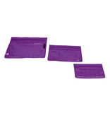 Yazzii Notions 3pc Pouch Set-purple