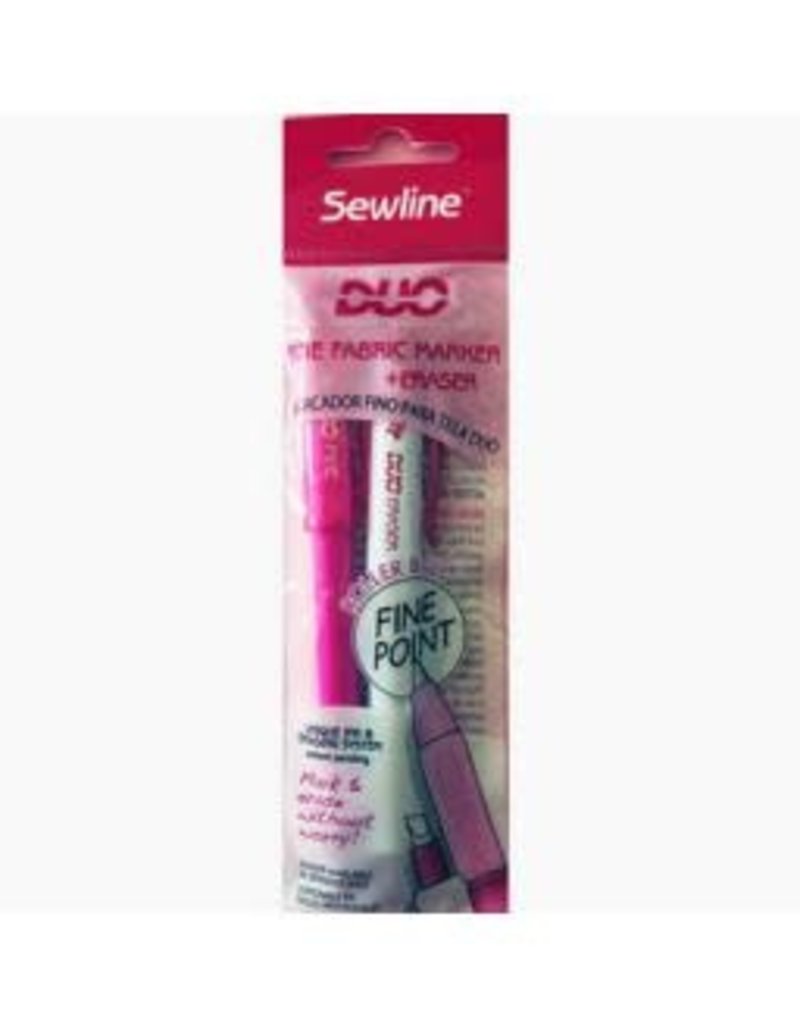 Sewline DUO fine fabric marker and eraser