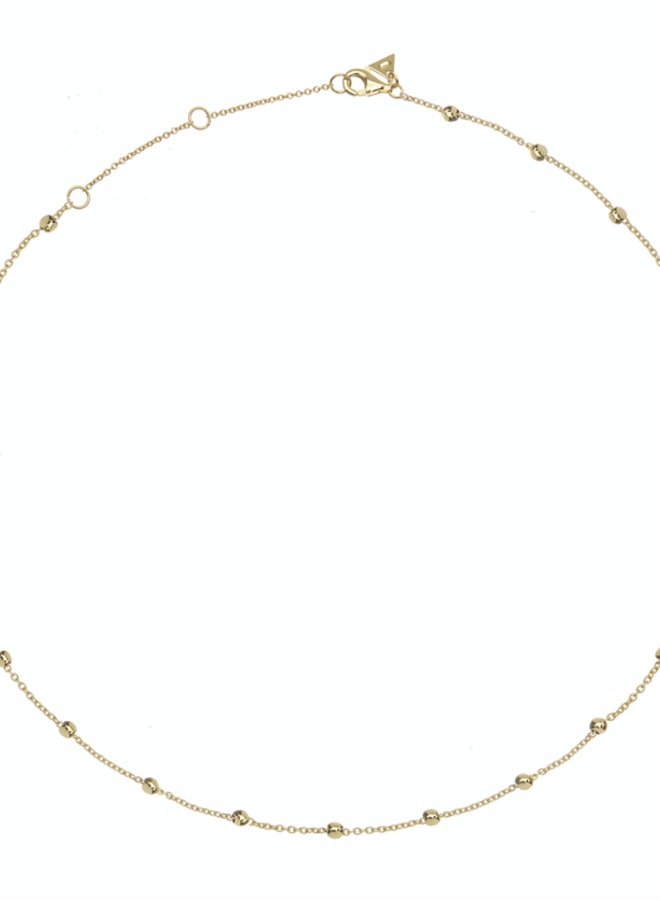 Roma dots gold necklace
