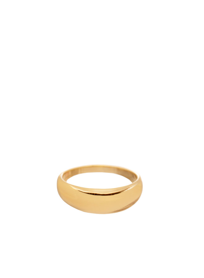 Ginette Dome ring gold