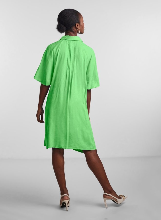 Fira shirt dress summer green