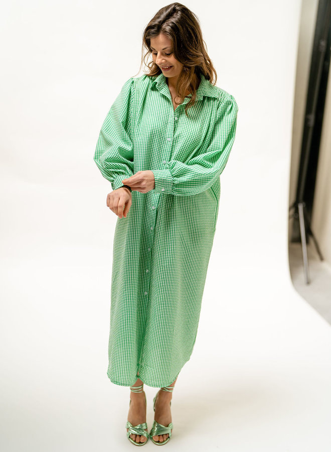 Ferrara long dress green