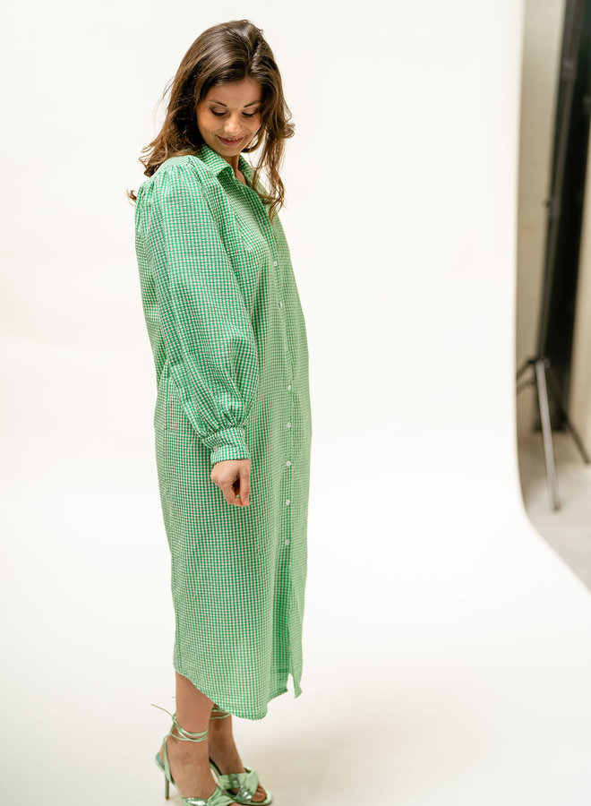 Ferrara long dress green