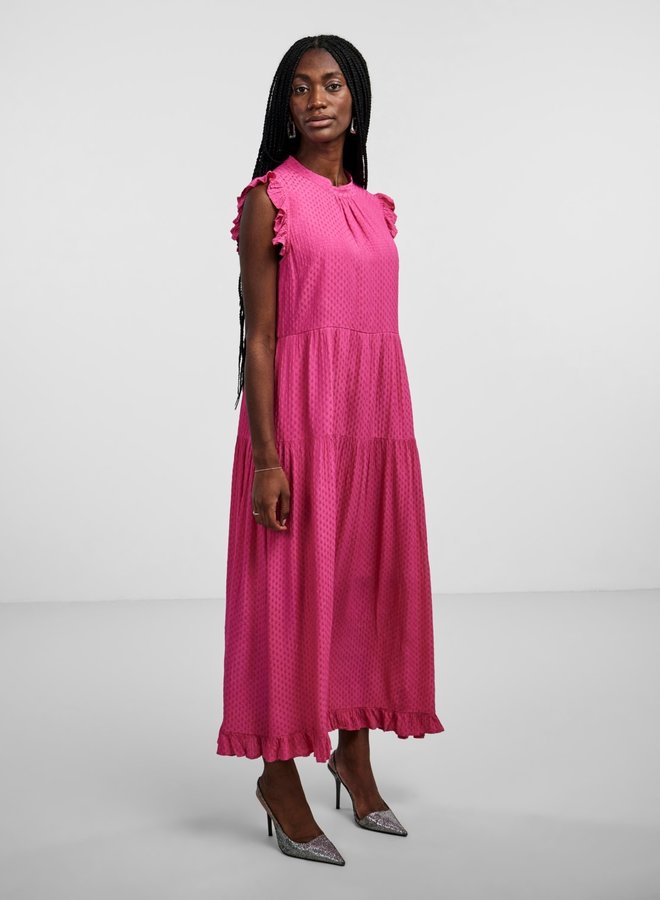 Lola long dress Fuchsia purple