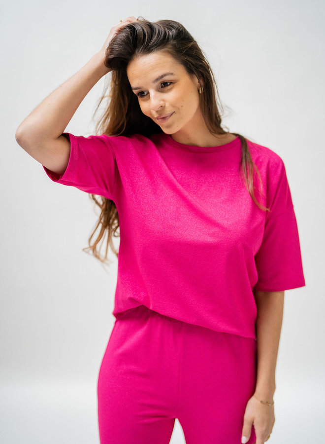 Luton T-shirt fuchsia