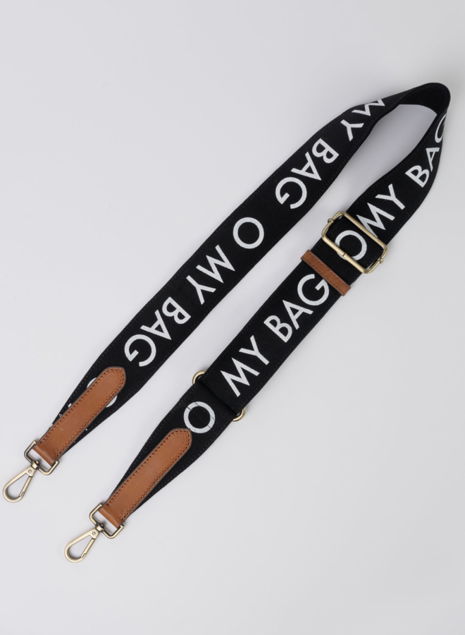 Webbing strap Canvas Logo Cognac