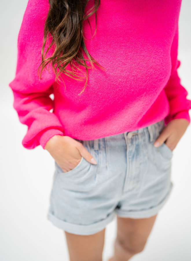 Alicante knit fuchsia fluo