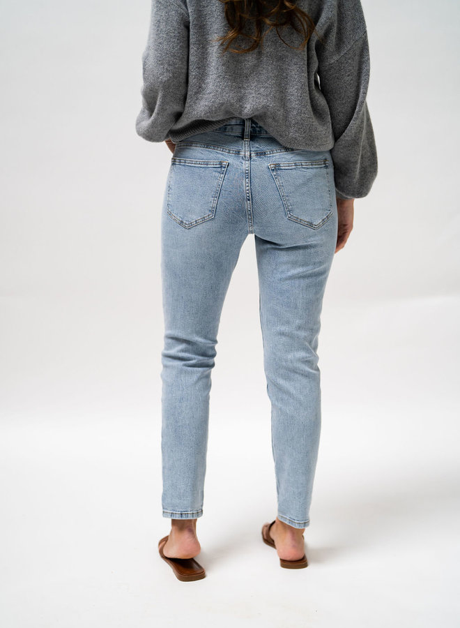 Jeans relax light blue-grey D1635