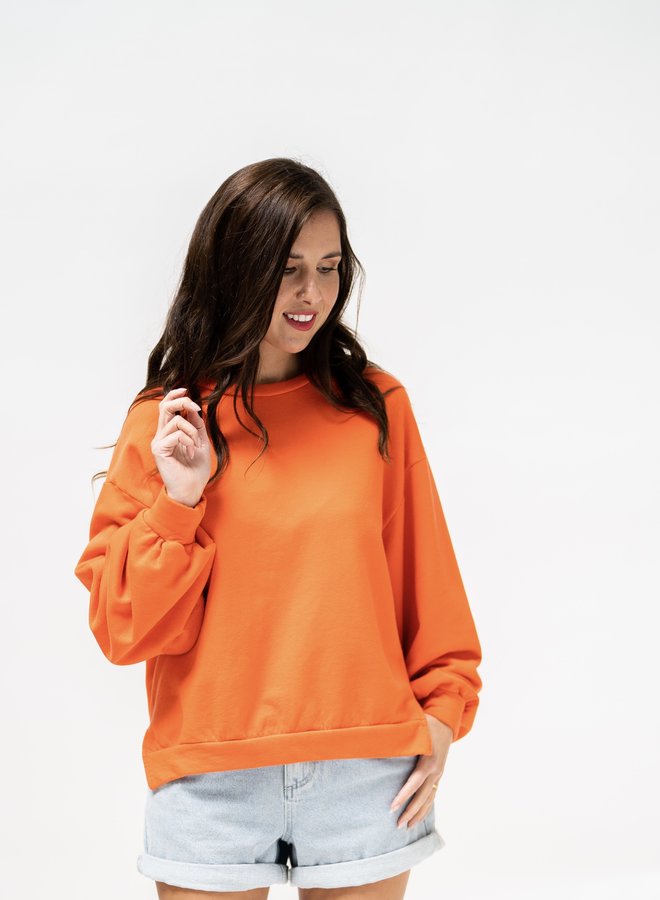 London sweater Scarlatto orange