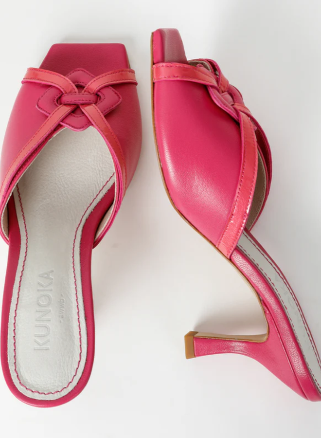 Celia high heel sandal - Raspberry