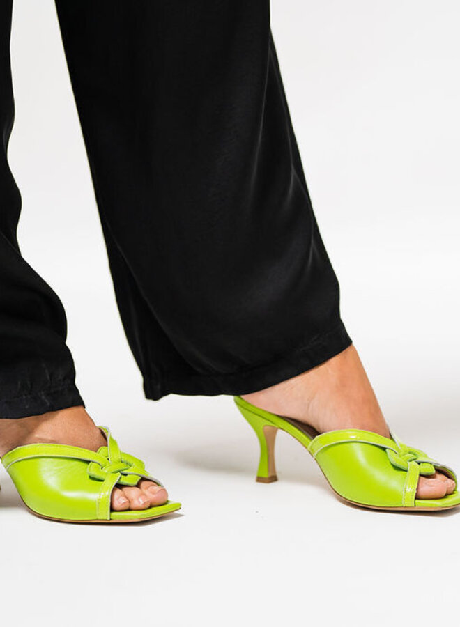 Celia high heel sandal - Lime green