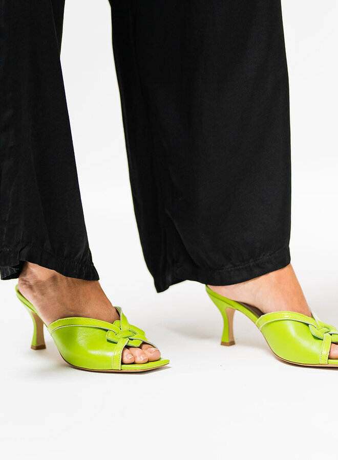 Celia high heel sandal - Lime green