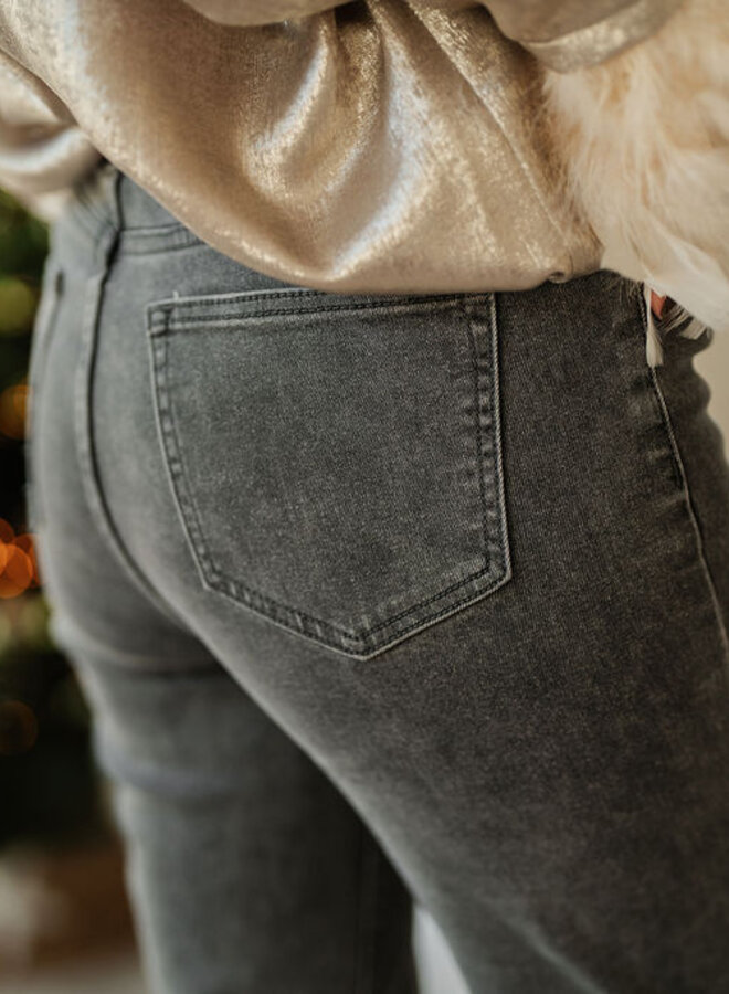 Slim Fit Jeans Colette Grey Long