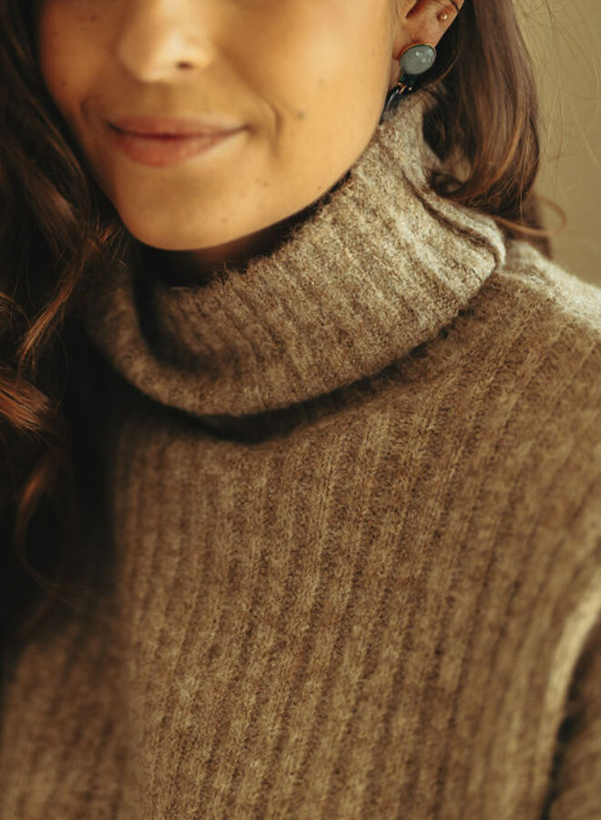 Ebba Knit Rib / Taupe