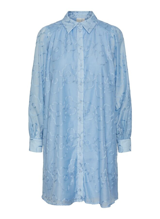 Florina LS Shirt Dress / Clear Sky