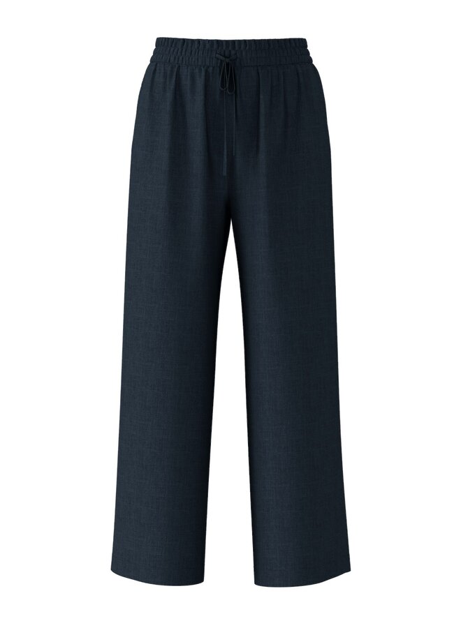 Viva-Gulia HW Long Linen Pant Noos / Dark Sapphire