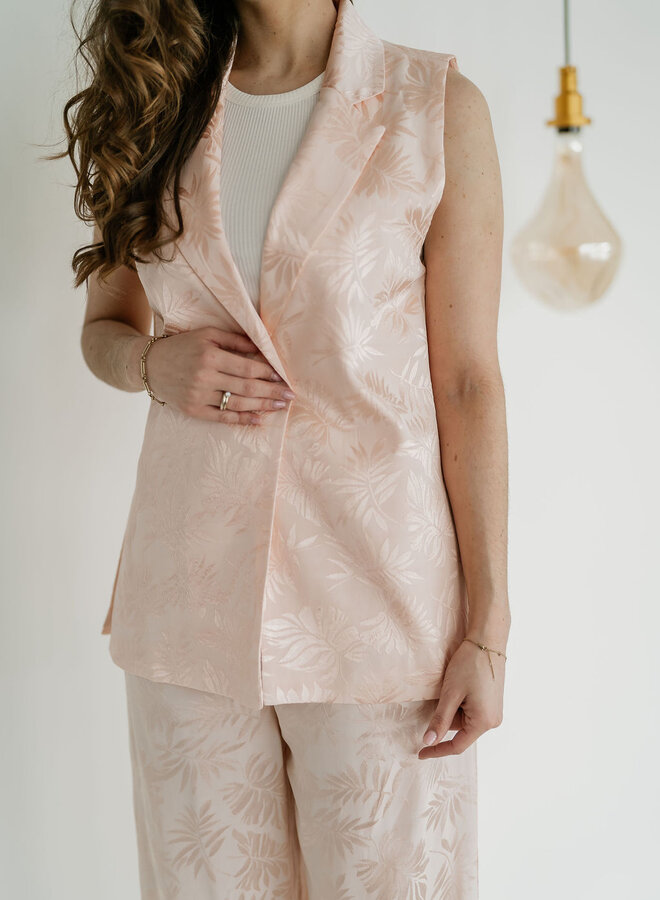 Peachy Palm Waistcoat