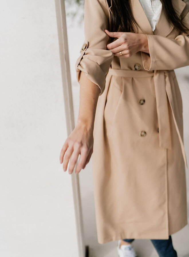 SC/ Trench Coat / Camel