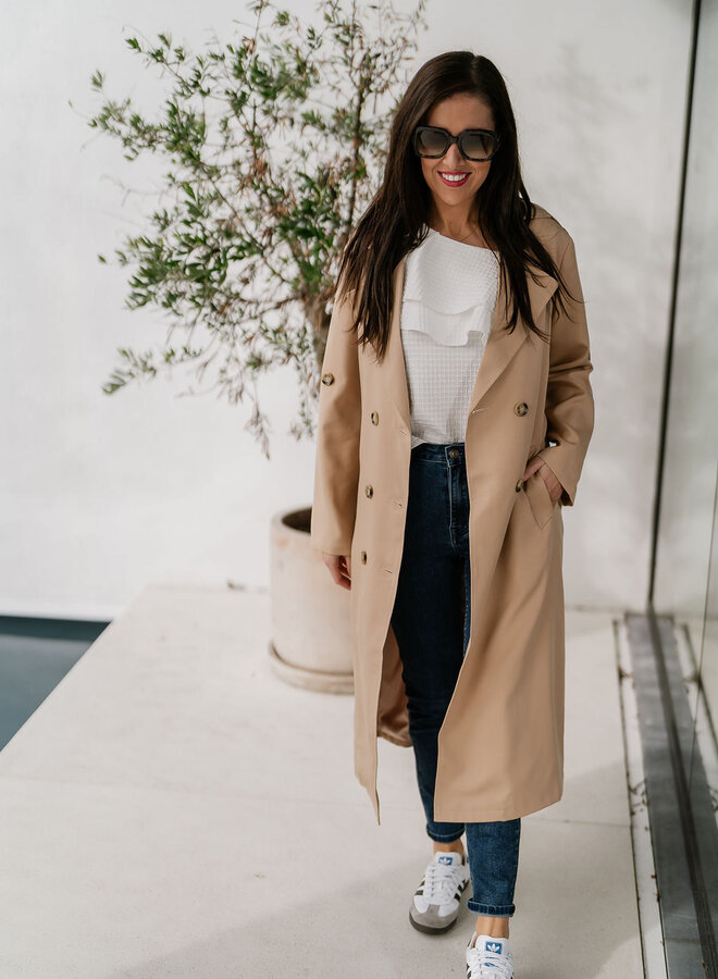 SC/ Trench Coat / Camel