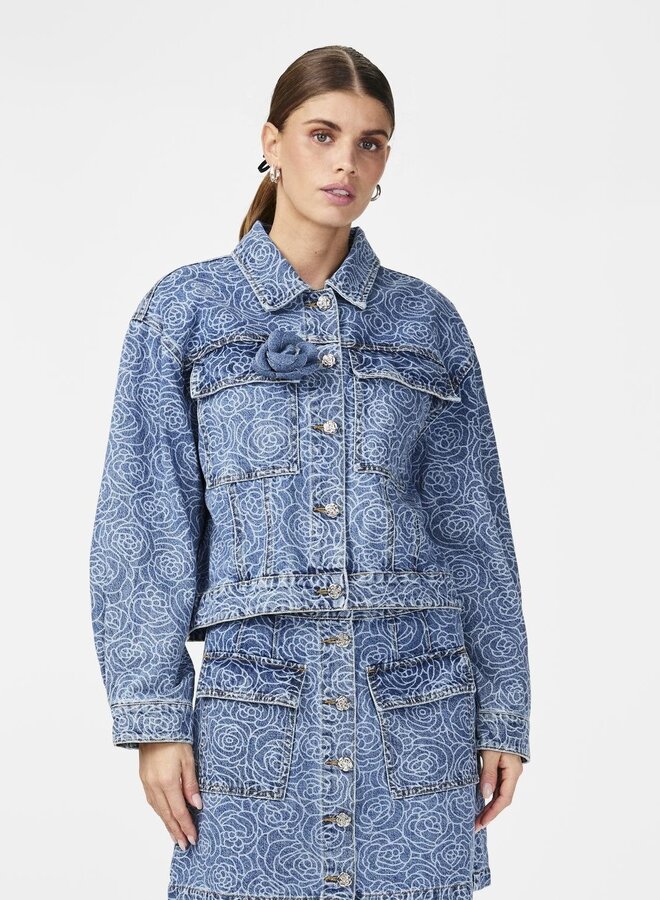 Rosalyn LS Denim Jacket / Medium Blue Denim