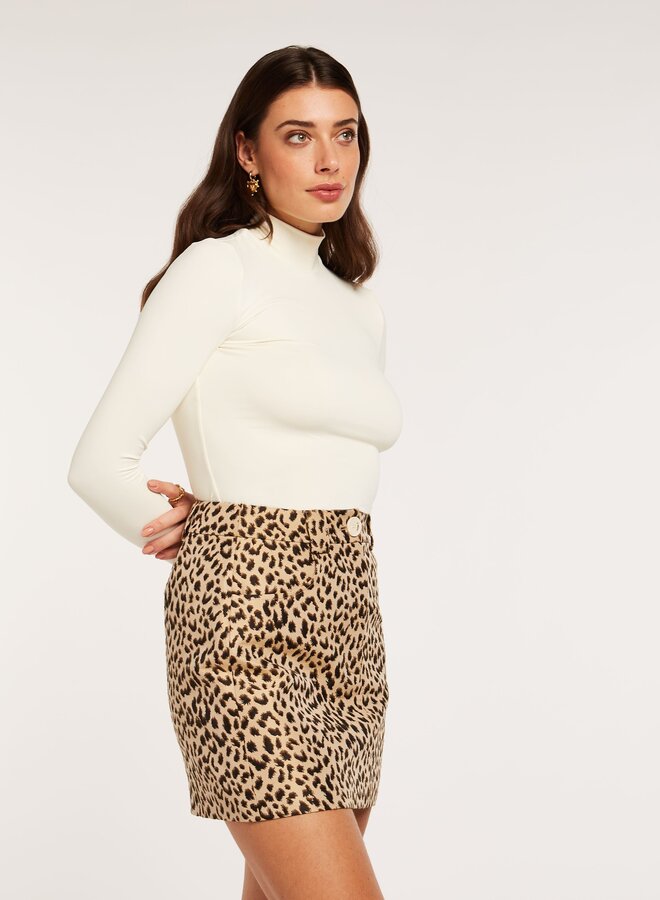JV / Marissa Mini Skirt / Leopard