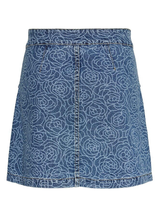 Rosalyn HW Mini Skirt / Medium Blue Denim