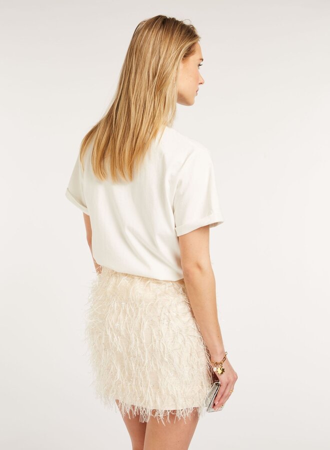 JV / Louka High Rise Mini Skirt / Gold