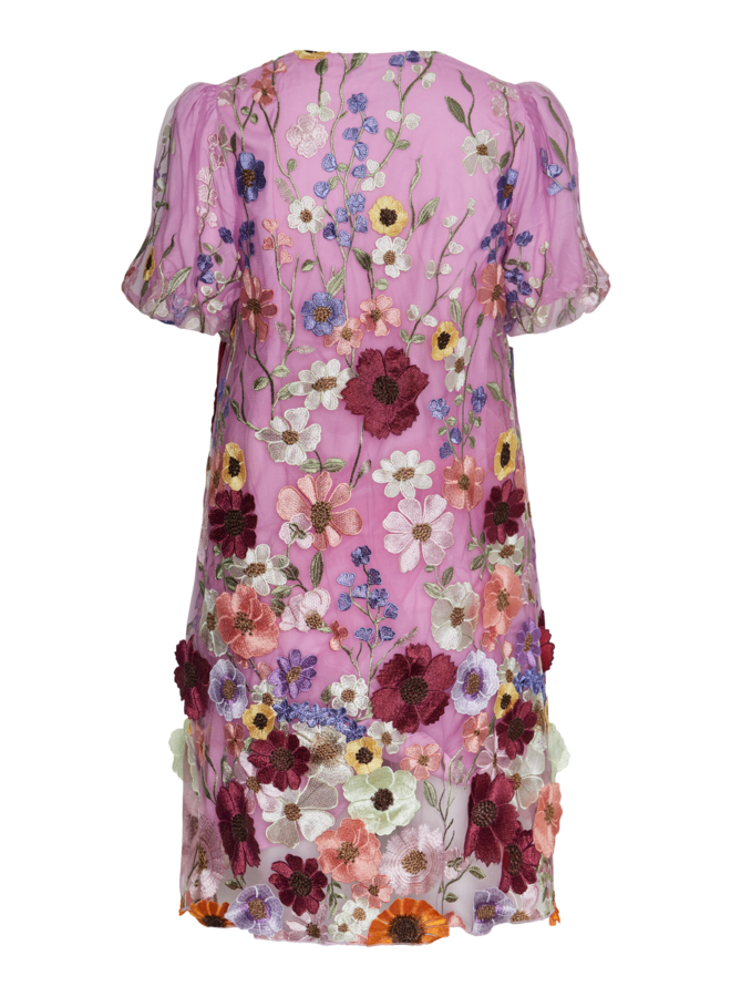 Flowering SS Dress / Pink Lavender